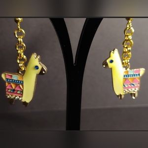 Llama earrings
